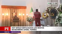 Tragedia en el Jorge Chávez: Este lunes sepultarán los restos del bombero Ángel Torres