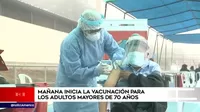 Vacunación a mayores de 70 años: Conoce los más de 50 lugares de inoculación en Lima y Callao