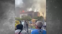 Ventanilla: incendio destruyó cuatro viviendas y dejó a familias en la calle