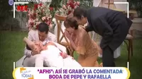 AFHS: Así se grabó la trágica “muerte” de Rafaela Picasso en plena boda con Pepe Gonzales 