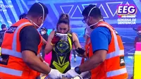 EEG: Melissa Loza sufrió fuerte golpe mientras competía con Paloma Fiuza