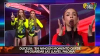 Paloma Fiuza se enfrentó a Ducelia Echevarría y Melissa Loza por no aceptar que coordinaron trampa