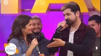 Nataniel Sánchez asombró con su talento para el canto junto a Daniel De Guevara
