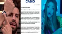 Shakira: ¿Casio no apoya a Gerard Piqué? Se difunde un supuesto comunicado 