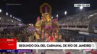 Brasil: Así se vivió el segundo día del Carnaval de Río de Janeiro