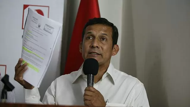 Ollanta Humala. Foto: El Comercio