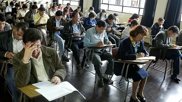 Academia de la Magistratura suspendió examen. Foto: Andina