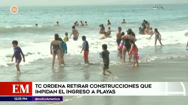 Adiós a las playas exclusivas: Tribunal Constitucional ordena retirar construcciones que impidan el ingreso de bañistas