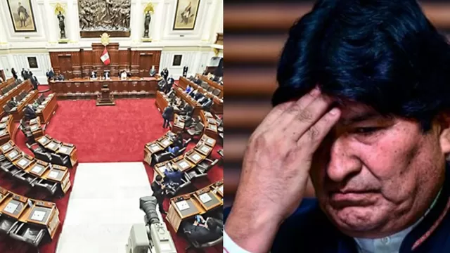 Congreso de la República y Evo Morales