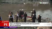 El Agustino: Hallaron restos humanos en Malecón de la Amistad