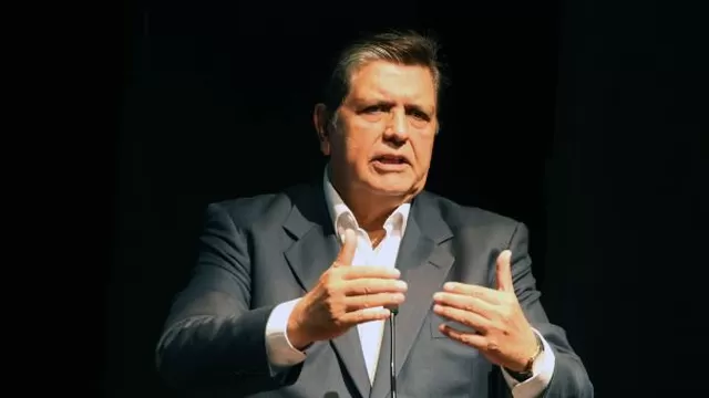 Ex presidente Alan García. Foto: Agencia Andina