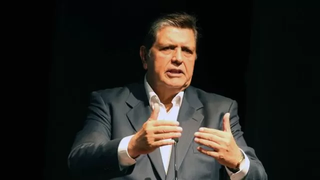 Ex presidente Alan García. Foto: Agencia Andina