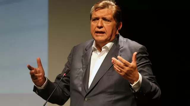Expresidente García rechaza contratos con Odebrecht como conferencista