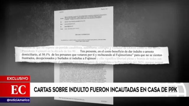Alberto Fujimori: cartas sobre indulto a expresidente fueron incautadas en casa de PPK