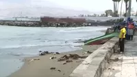 Ancón: Playas continuarán cerradas hasta el domingo por oleajes