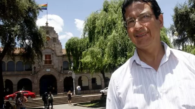Alcalde de Cusco, Carlos Moscoso. Foto: Agencia Andina
