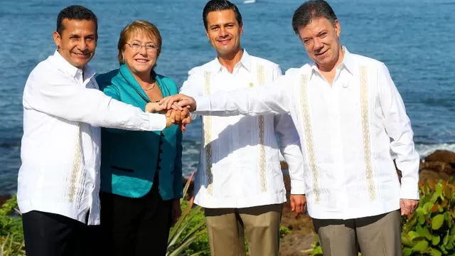 Presidentes de los países miembros de la Alianza del Pacífico. Foto: radionacional.com.pe