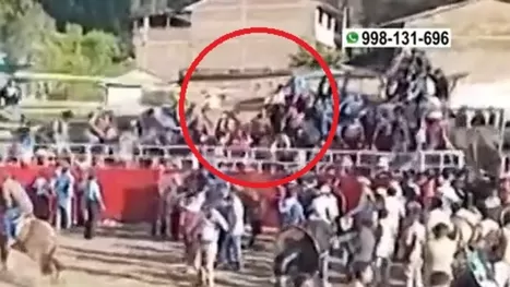 Áncash: Tribuna colapsó durante fiesta taurina y dejó 20 heridos