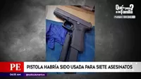 Ancón: Pistola habría sido usada para siete asesinatos