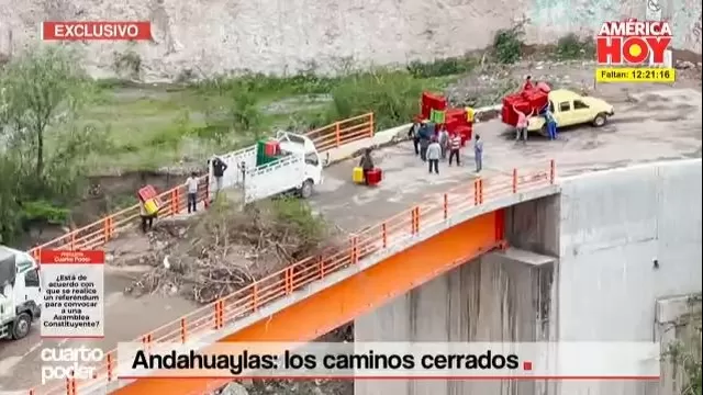 Andahuaylas, una ciudad que insiste con el paro como medida de lucha contra el gobierno