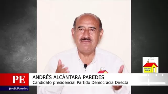 Andrés Alcántara: "Vamos a industrializar nuestro país"
