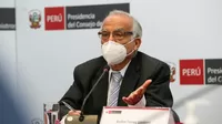 Aníbal Torres: "El Congreso desvirtuó proyecto sobre eliminación del IGV"