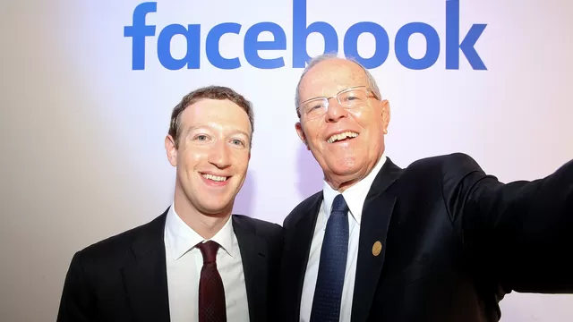 Presidente PPK y Mark Zuckerberg. Foto: Twitter PPK