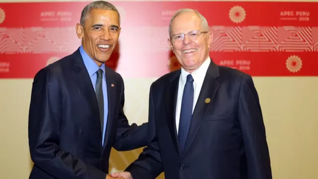 Presidentes PPK y Barack Obama. Foto: Agencia Andina