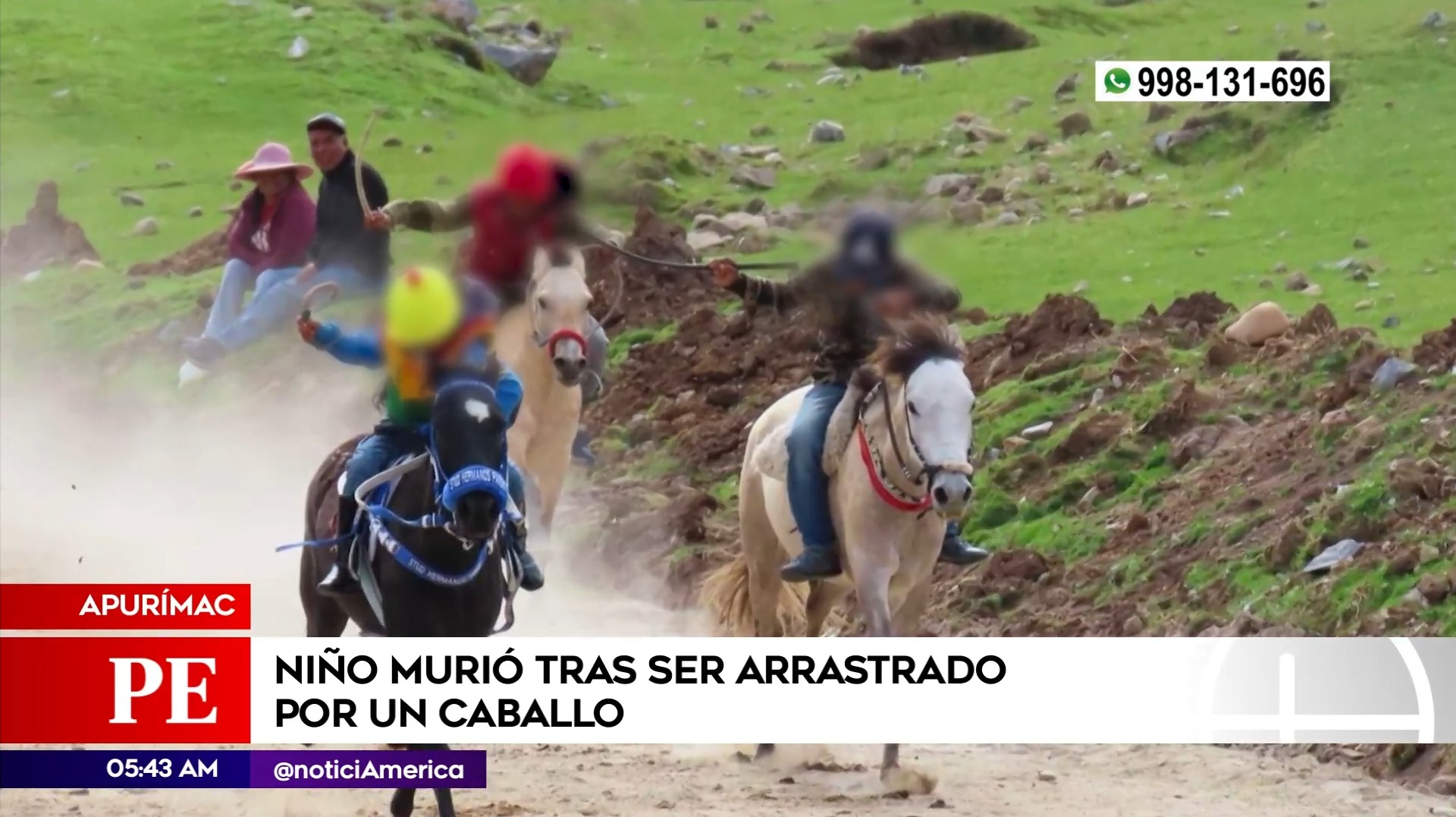 Niño murió en Apurímac. Foto: América Noticias