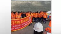 Apurímac: Trabajadores de Las Bambas acatan paro indefinido por mejoras laborales