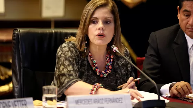 Congresista Mercedes Aráoz. Foto: Agencia Andina