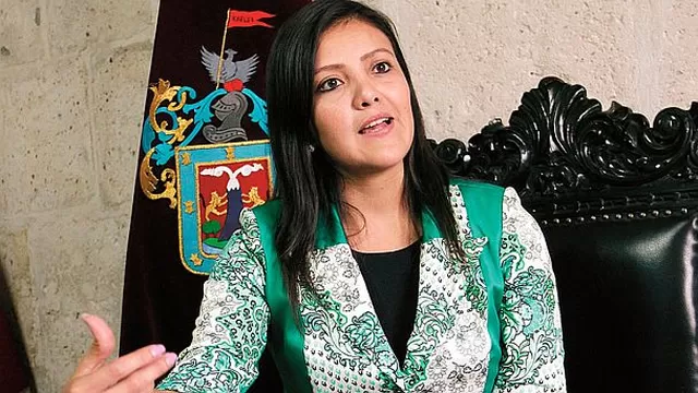 Yamila Osorio, gobernadora de Arequipa. Foto: Difusión
