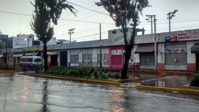 Lluvias en Arequipa. Foto: Agencia Andina