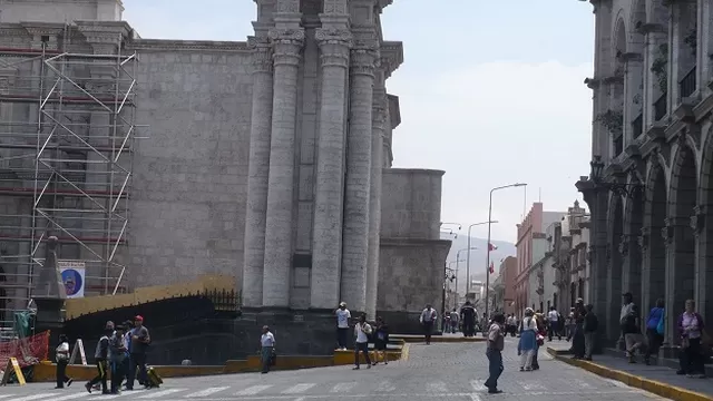 El sismo ocurrió en Arequipa. Foto: Andina