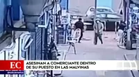 Asesinan a comerciante dentro de su puesto en Las Malvinas