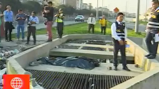 Ate: hallan cadáver atrapado en canal de regadío frente al Monumental