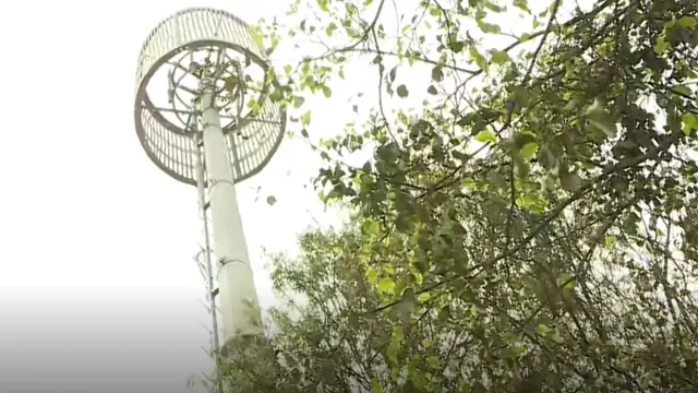 Ate: Vecinos exigen retiro de antena de telefonía instalada en parque