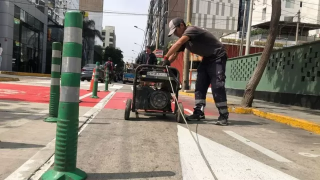 Municipalidad de Miraflores habilitó nueva ciclovía en calle San Martín
