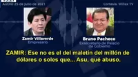 Audio de Bruno Pacheco y Zamir Villaverde muestra supuestos negociados en ministerios