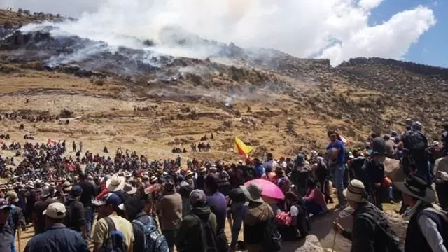 Foto: Facebook 'Observatorio de Conflictos Mineros en el Perú'
