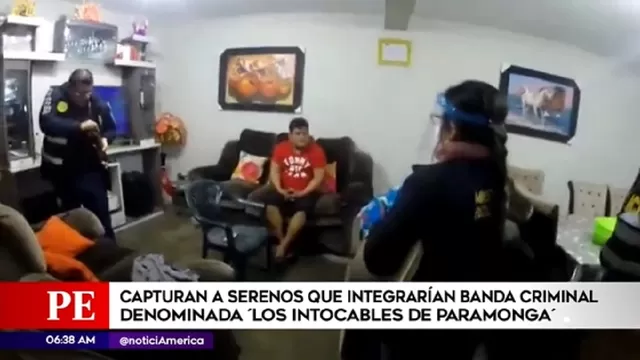 Barranca: Detienen a dos serenos que formarían parte de banda criminal