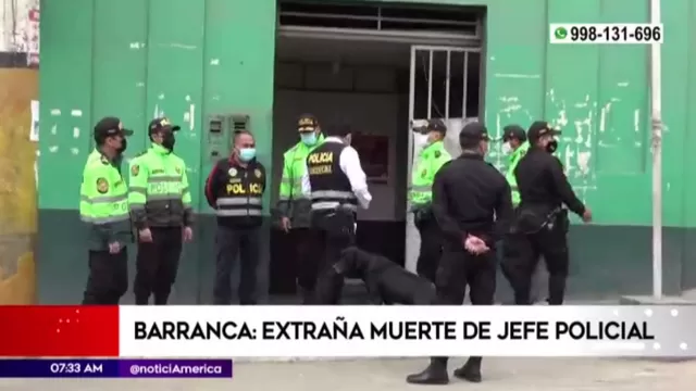 Barranca: Extraña muerte de jefe policial dentro de comisaría