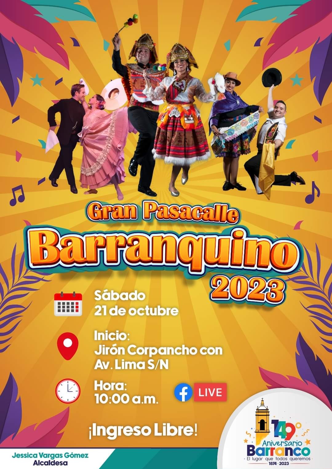 Barranco cumple 149 años: Estas son las actividades para festejar el onomástico del turístico distrito