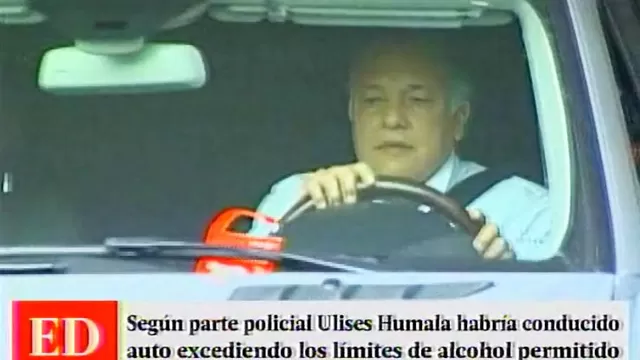 Barranco: Ulises Humala habría manejado en estado de ebriedad