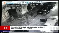 Barrios Altos: Taxista persiguió a balazos a ladrón que intentó asaltarlo