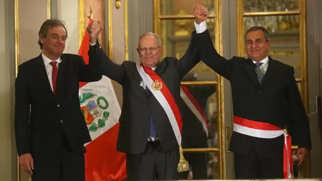 Juramentación de Vicente Romero como ministro del Interior. Foto: Presidencia