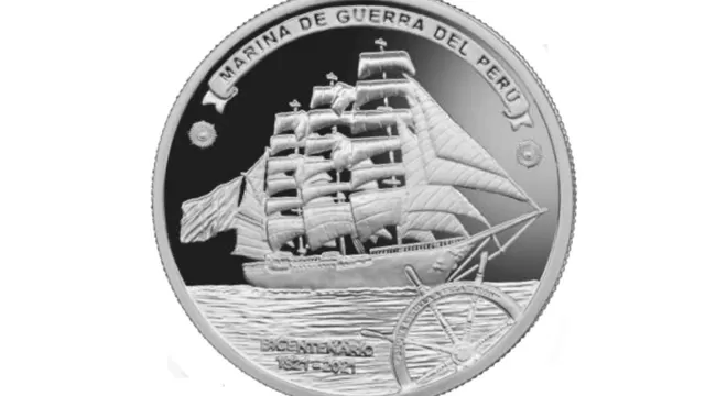 BCR lanzó moneda de plata por el bicentenario de la Marina de Guerra del Perú