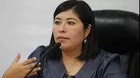 Betssy Chávez reapareció hoy en la Comisión de Justicia del Congreso