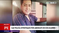 Cae policía investigado por el asesinato de dos mujeres en Tacna 