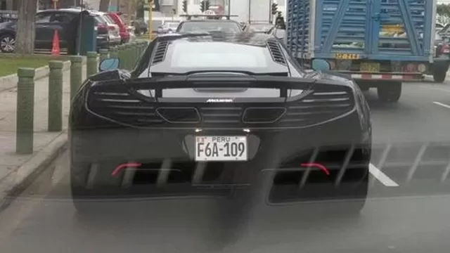 ¿Quién maneja este lujoso McLaren de propiedad de la Caja Metropolitana de Lima?